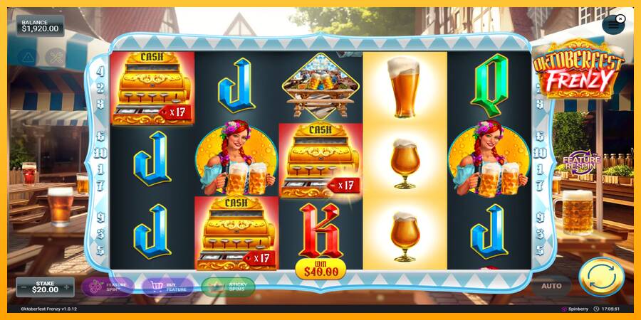 Oktoberfest Frenzy игрална машина за пари, снимка 3