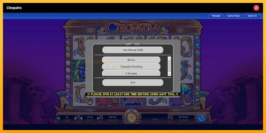 Cleopatra игрална машина за пари, снимка 5