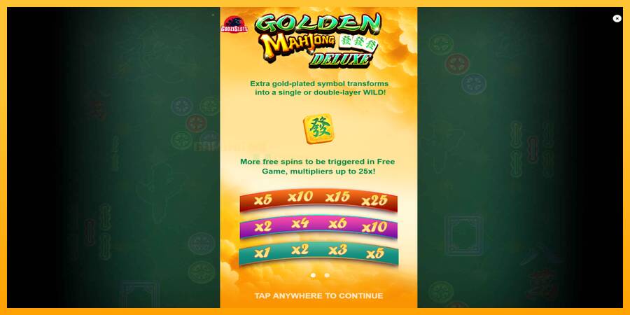 Golden Mahjong Deluxe игрална машина за пари, снимка 1