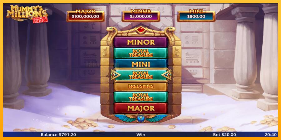 Mummys Millions игрална машина за пари, снимка 4