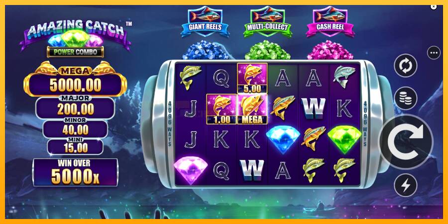 Amazing Catch Power Combo игрална машина за пари, снимка 2