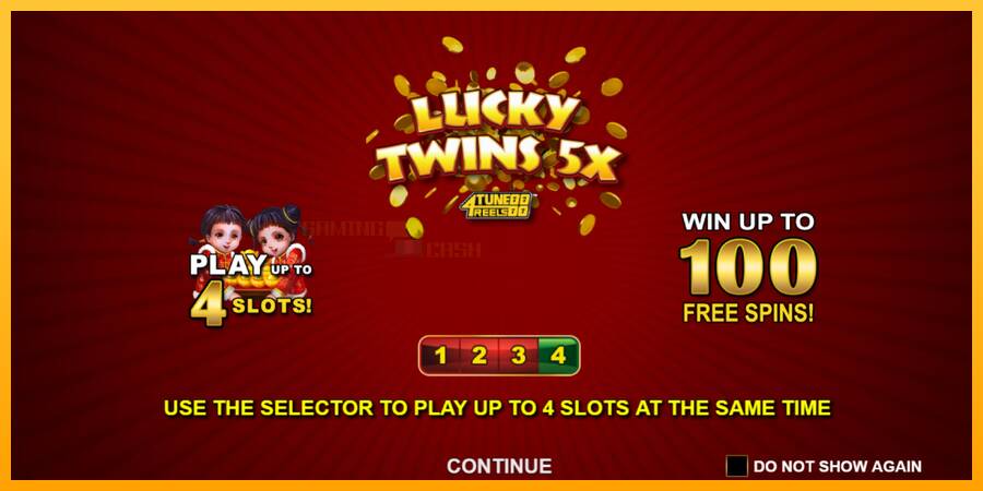 Lucky Twins 5X 4Tune Reels игрална машина за пари, снимка 1