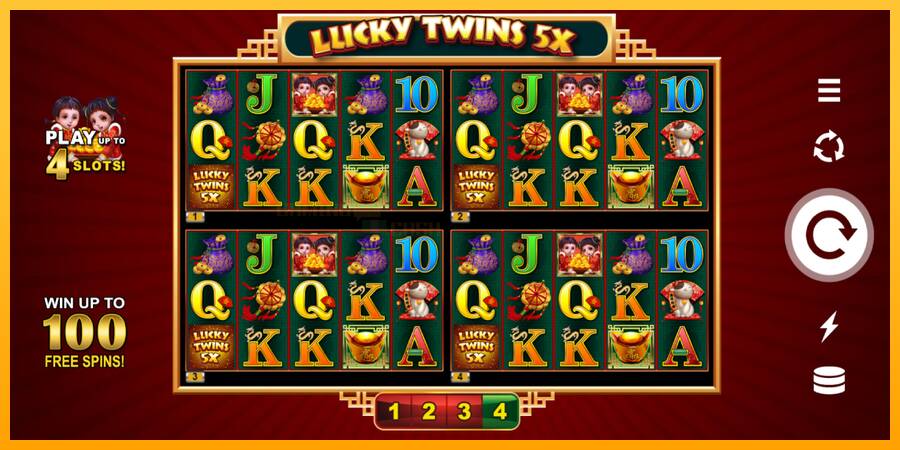 Lucky Twins 5X 4Tune Reels игрална машина за пари, снимка 2