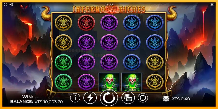 Inferno Riches игрална машина за пари, снимка 2