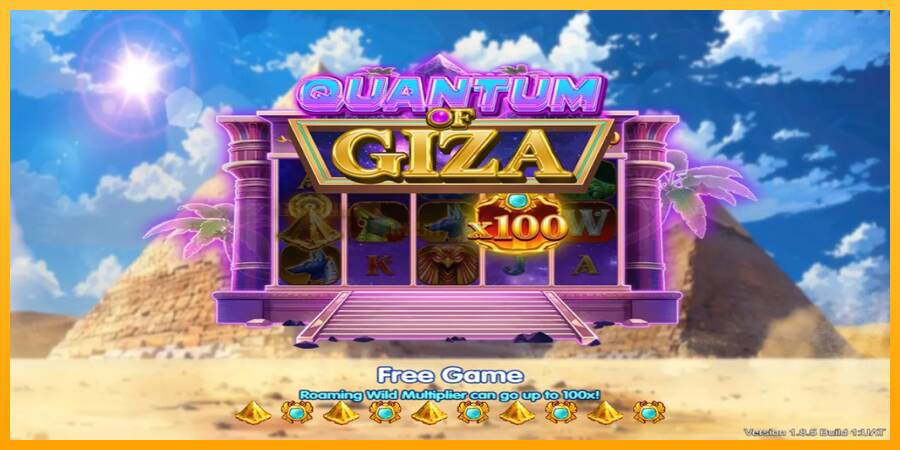 Quantum of Giza игрална машина за пари, снимка 1