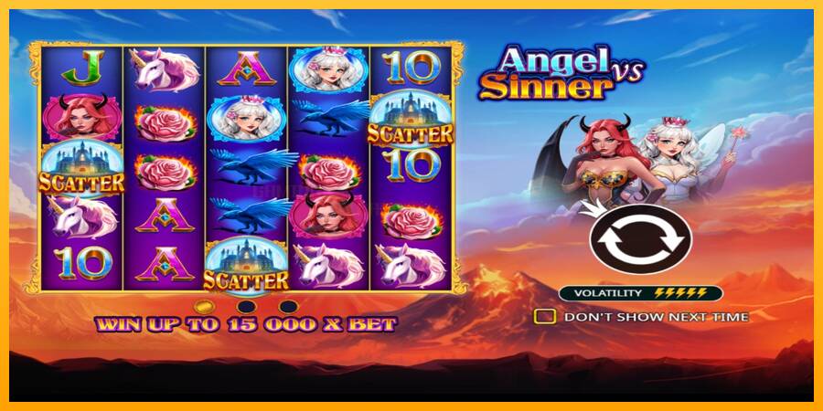 Angel vs Sinner игрална машина за пари, снимка 1