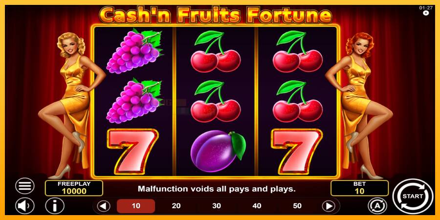 Cashn Fruits Fortune игрална машина за пари, снимка 2