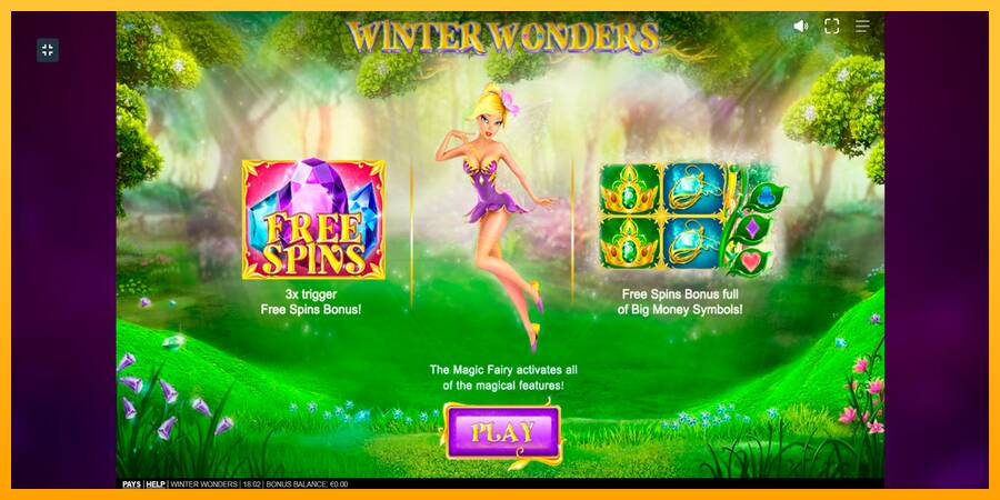 Winter Wonders игрална машина за пари, снимка 1