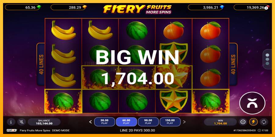 Fiery Fruits More Spins игрална машина за пари, снимка 4