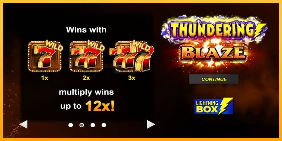 Thundering Blaze игрална машина за пари, снимка 1