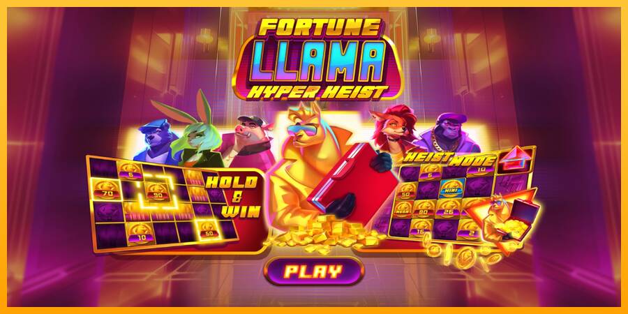 Fortune Llama Hyper Heist игрална машина за пари, снимка 1