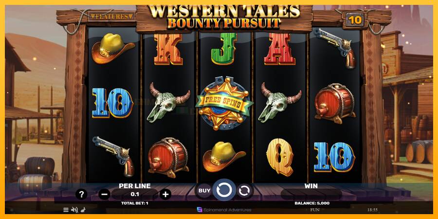 Western Tales - Bounty Pursuit игрална машина за пари, снимка 2