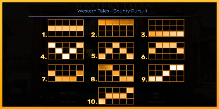 Western Tales - Bounty Pursuit игрална машина за пари, снимка 7