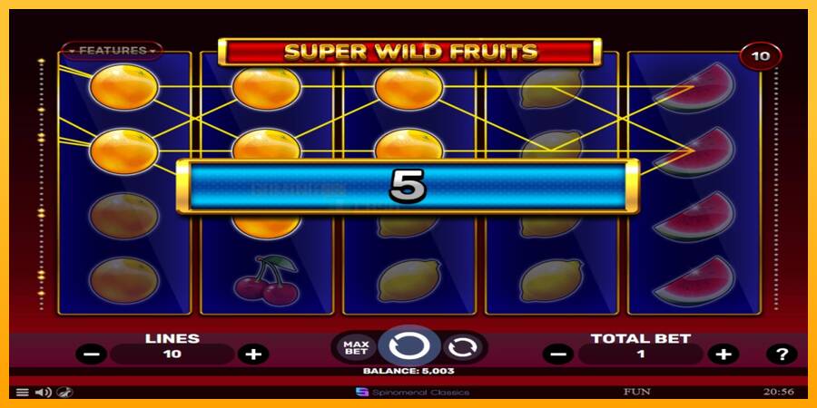 Super Wild Fruits игрална машина за пари, снимка 2