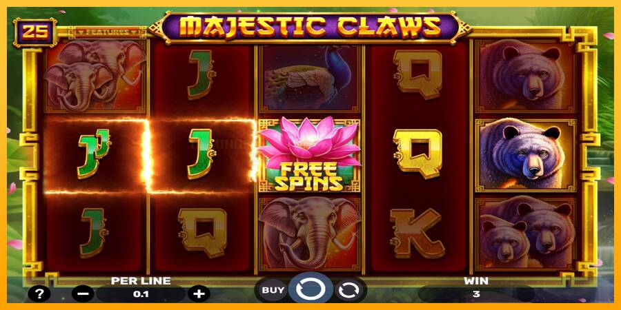 Majestic Claws игрална машина за пари, снимка 2