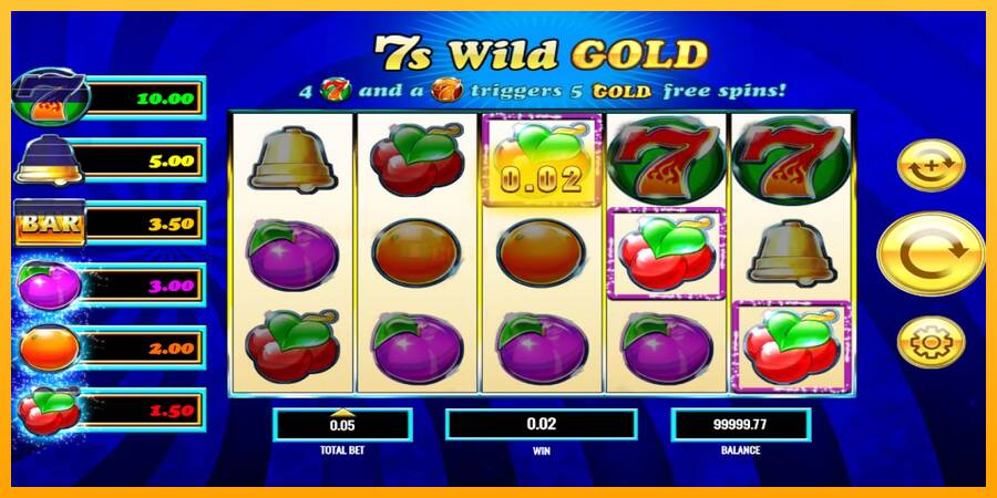 7s Wild Gold игрална машина за пари, снимка 3