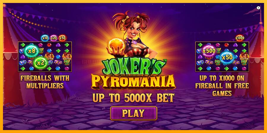 Jokers Pyromania игрална машина за пари, снимка 1