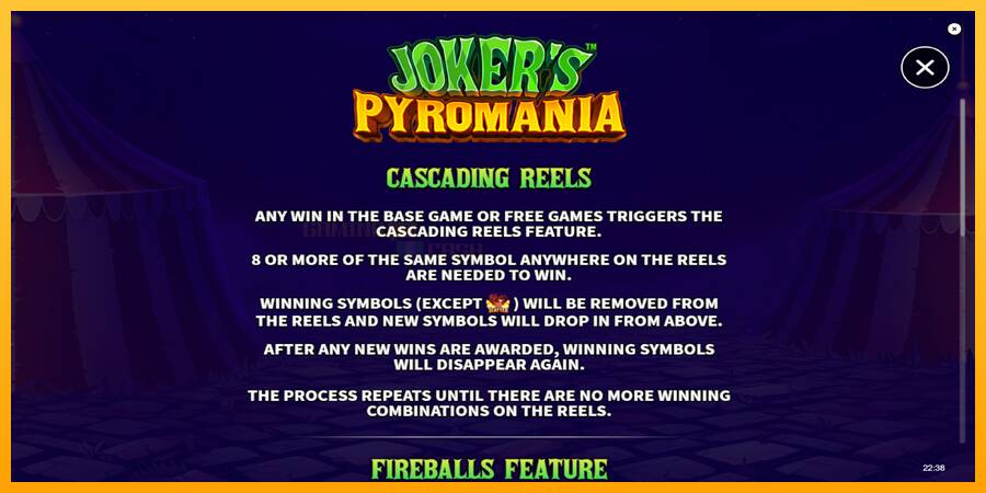 Jokers Pyromania игрална машина за пари, снимка 5