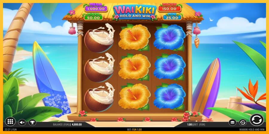 Waikiki Hold and Win игрална машина за пари, снимка 2