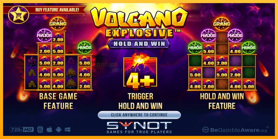 Volcano Explosive игрална машина за пари, снимка 1