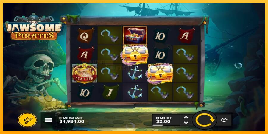 Jawsome Pirates игрална машина за пари, снимка 3