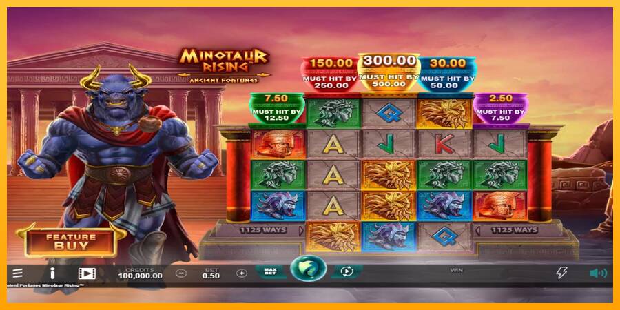 Ancient Fortunes Minotaur Rising игрална машина за пари, снимка 1