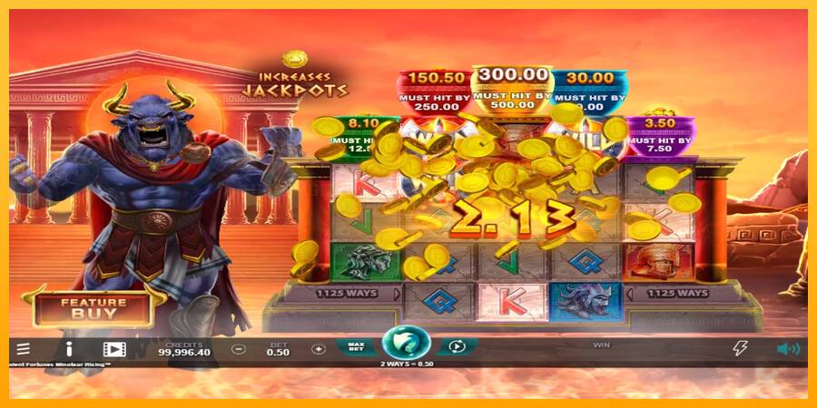 Ancient Fortunes Minotaur Rising игрална машина за пари, снимка 3