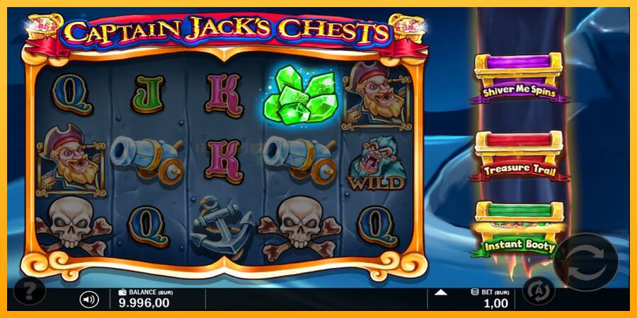 Captain Jacks Chests игрална машина за пари, снимка 4