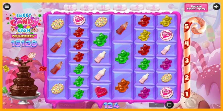 Sweet Candy Cash Megaway игрална машина за пари, снимка 5