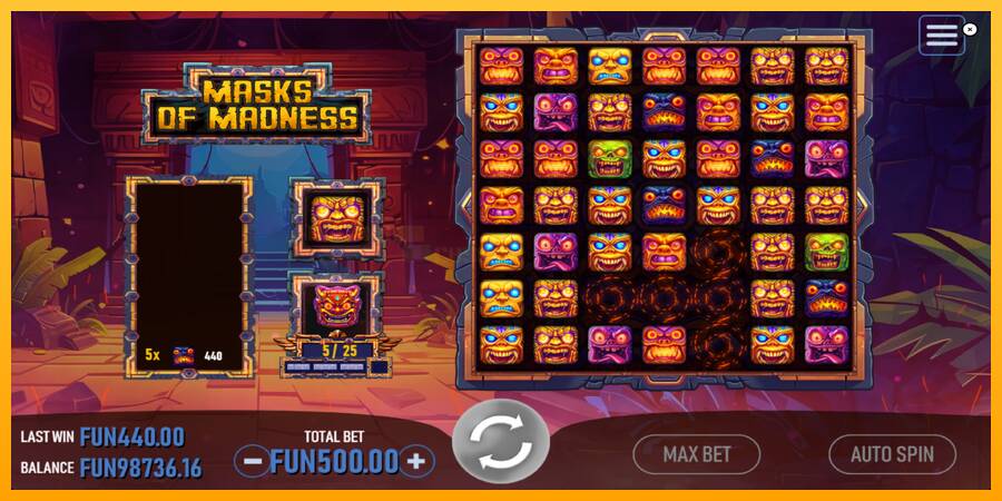 Masks of Madness игрална машина за пари, снимка 2