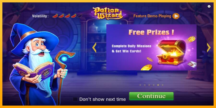 Potion Wizard игрална машина за пари, снимка 1