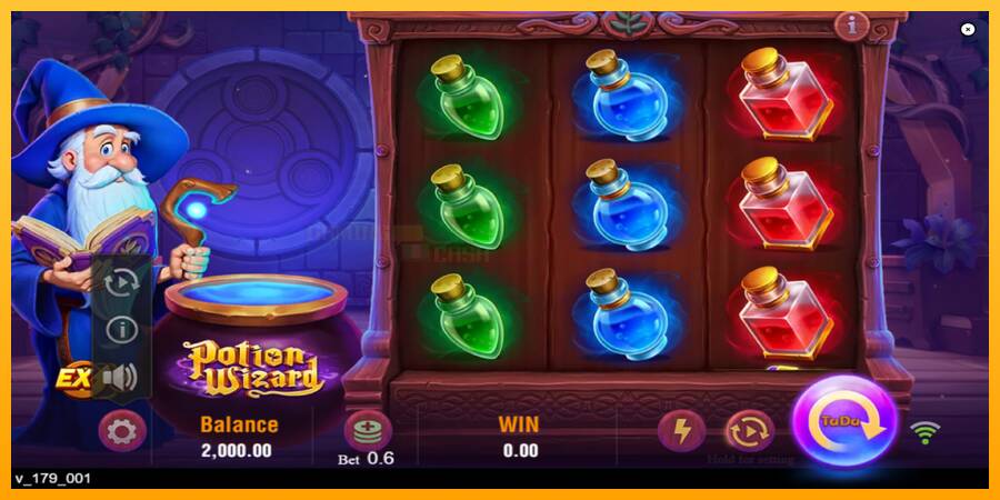 Potion Wizard игрална машина за пари, снимка 2