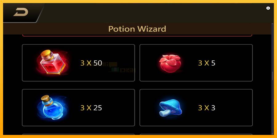 Potion Wizard игрална машина за пари, снимка 6