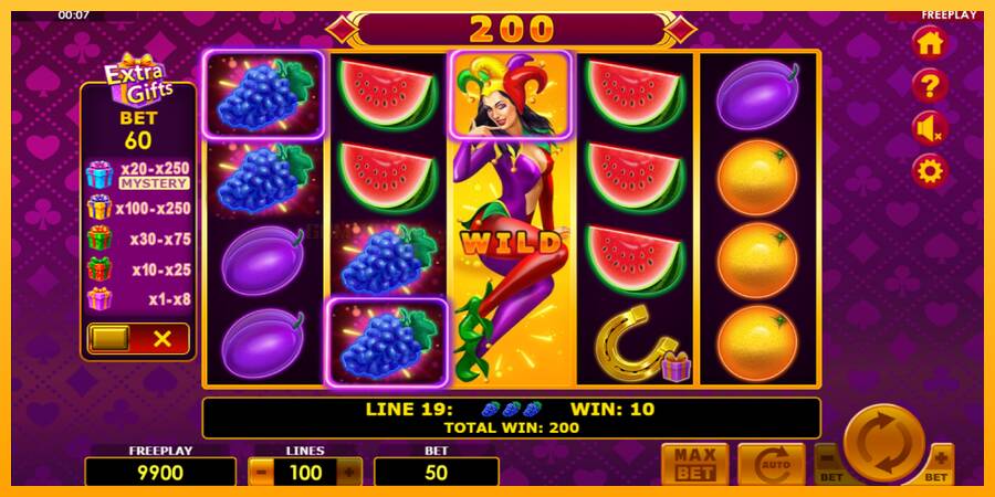 Lucky Joker 100 Extra Gifts игрална машина за пари, снимка 3