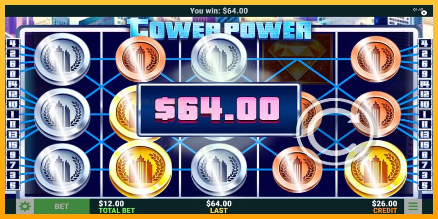 Tower Power игрална машина за пари, снимка 2