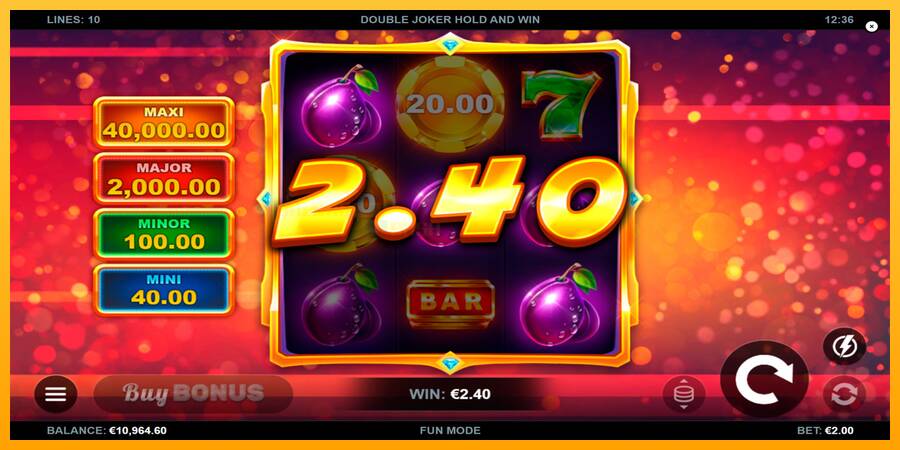 Double Joker Hold and Win игрална машина за пари, снимка 3