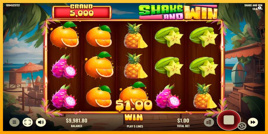 Shake and Win игрална машина за пари, снимка 3