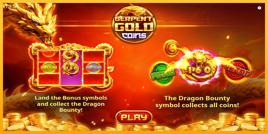 Serpent Gold Coins игрална машина за пари, снимка 1