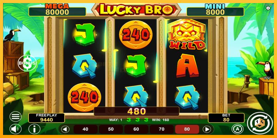 Lucky Bro Hold & Win игрална машина за пари, снимка 3