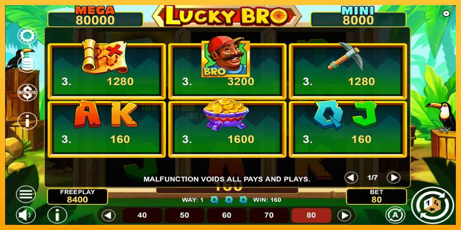 Lucky Bro Hold & Win игрална машина за пари, снимка 5