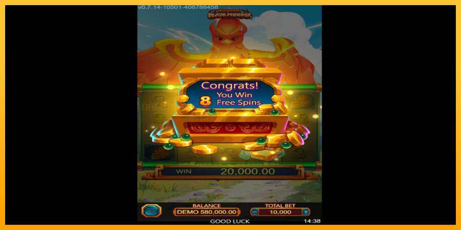 Fire Ball Blaze Phoenix игрална машина за пари, снимка 2