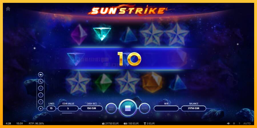 Sun Strike игрална машина за пари, снимка 3