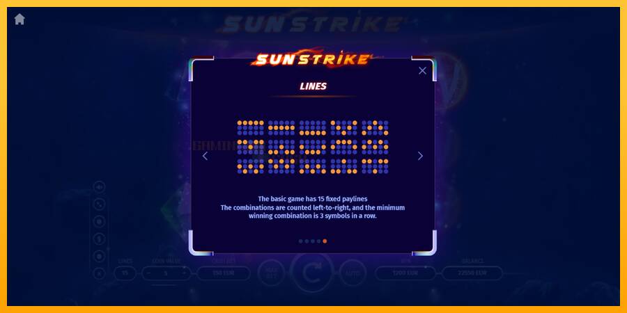 Sun Strike игрална машина за пари, снимка 7