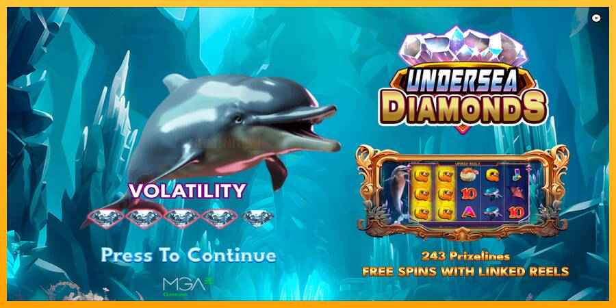 Undersea Diamonds игрална машина за пари, снимка 1