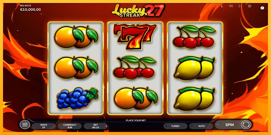 Lucky Streak 27 игрална машина за пари, снимка 1