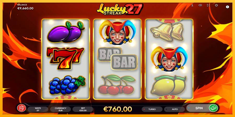 Lucky Streak 27 игрална машина за пари, снимка 2