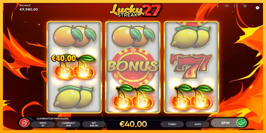 Lucky Streak 27 игрална машина за пари, снимка 4