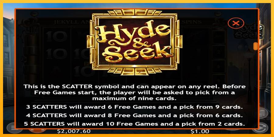 Hyde & Seek игрална машина за пари, снимка 6