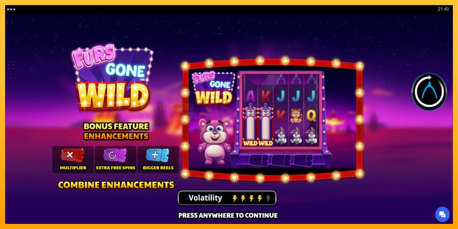 Furs Gone Wild игрална машина за пари, снимка 1