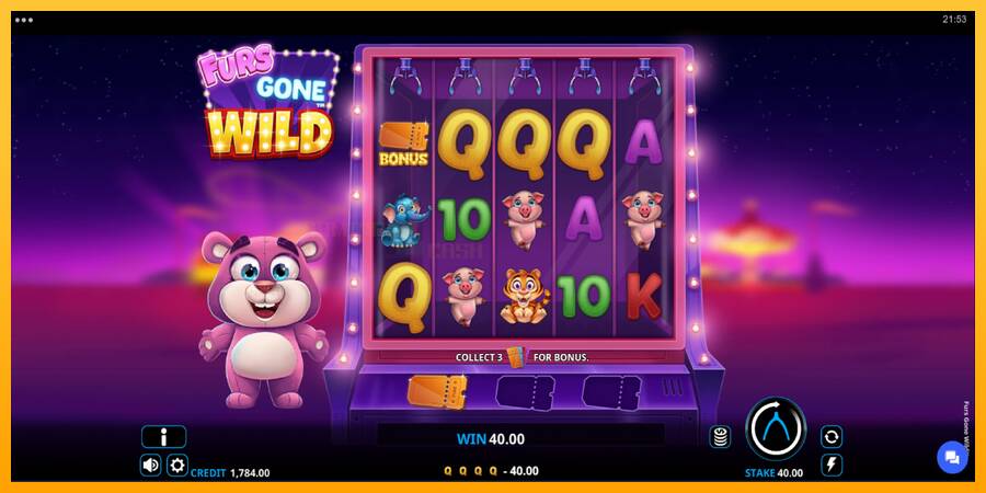 Furs Gone Wild игрална машина за пари, снимка 4